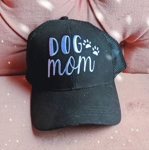 Dog Mom Black Trucker Baseball Cap with Embroidery | Adorable Gift | Sonoma